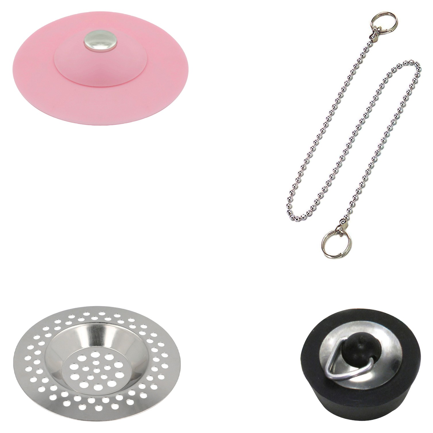 TAPONES DE GOMA Y CADENAS